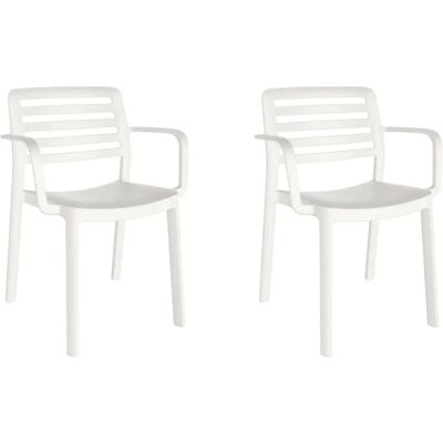 Sillas de jardín Resol - Apilables, resistentes a UV - Muebles de exterior Sillas de jardín Resol - Apilables, resistentes a UV - Muebles de exterior