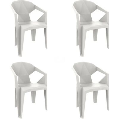 Sillas de jardín Delta Resol - Apilables, resistentes a UV - Muebles de jardín Sillas de jardín Delta Resol - Apilables, resistentes a UV - Muebles de jardín
