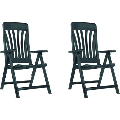 Ensemble de 2 fauteuils de jardin Garbar Blanes - Antracite - Publicité Ensemble de 2 fauteuils de jardin Garbar Blanes - Antracite - Publicité