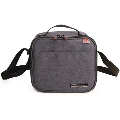 Bolsa de alimentos Iris Gris con 2 Contenedores - Contenedor de comida Bolsa de alimentos Iris Gris con 2 Contenedores - Contenedor de comida