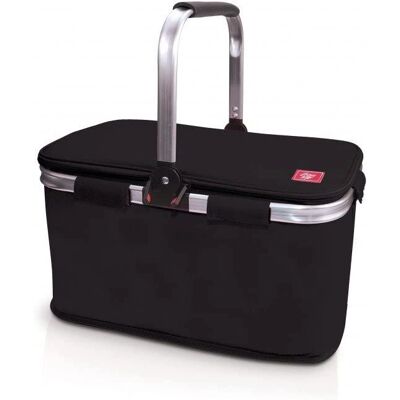 Sac Isotherme de Pique-Nique Iris Noir 20L - Publicité Sac Isotherme de Pique-Nique Iris Noir 20L - Publicité