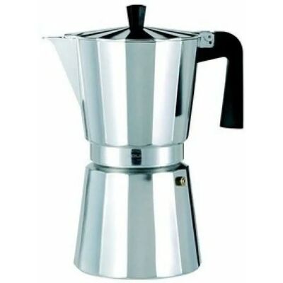 Cafetière en Aluminium Argenté Valira VITRO 6T - Cafetière Italienne - Publicité Cafetière en Aluminium Argenté Valira VITRO 6T - Cafetière Italienne - Publicité