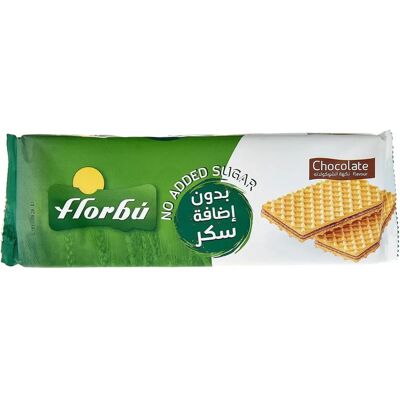 Florbu Wafle z nadzieniem kakaowym - Bez dodatku cukru - 160g Florbu Wafle z nadzieniem kakaowym - Bez dodatku cukru - 160g