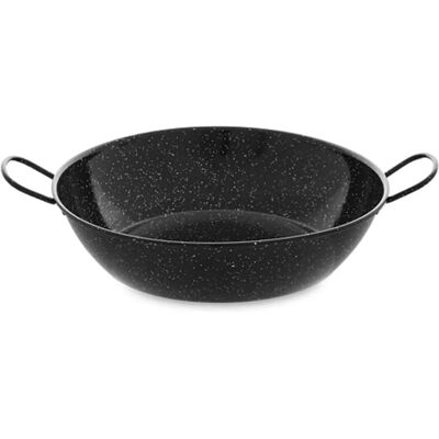 Verano Spanish Ceramics Enamelled Deep Frying Pan 22cm - Deep Frying Pan Verano Spanish Ceramics Enamelled Deep Frying Pan 22cm - Deep Frying Pan