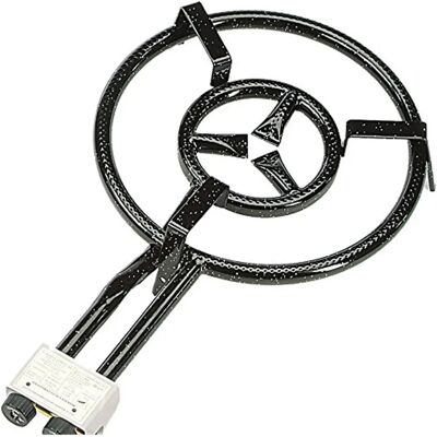 Bruciatore a Gas Vaello - Per Paella - Acciaio Inox - Nero - Bruciatore a Gas per Paella Vaello Bruciatore a Gas Vaello - Per Paella - Acciaio Inox - Nero - Bruciatore a Gas per Paella Vaello