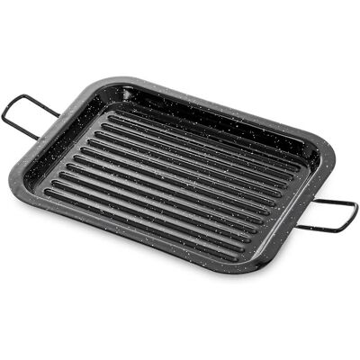 Vaello 75462 Schwarzer emaillierter Stahl Grill - Grill Vaello 75462 Schwarzer emaillierter Stahl Grill - Grill