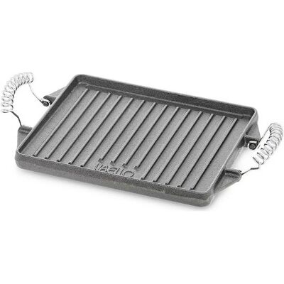 Placa de hierro fundido gris rectangulara Vaello - Grill hotplate Placa de hierro fundido gris rectangulara Vaello - Grill hotplate