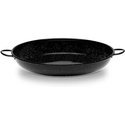 Olla de Acero Esmaltado Negra Vaello Ø 30cm - Cazuela Olla de Acero Esmaltado Negra Vaello Ø 30cm - Cazuela