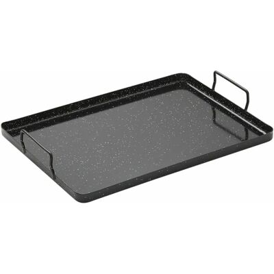 Vaello Emaillegeschirr 40x40x2 cm Backblech Vaello Emaillegeschirr 40x40x2 cm Backblech
