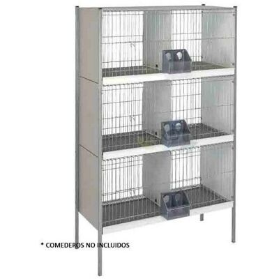 Suinga Jaula para palomas galvanizada de 6 departamentos - Jaula para palomas Suinga Jaula para palomas galvanizada de 6 departamentos - Jaula para palomas