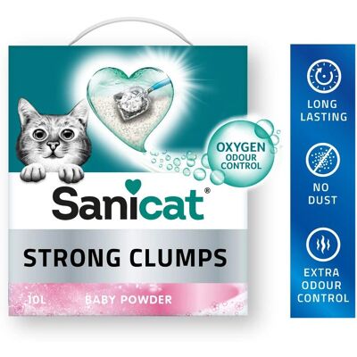 Sanicat Strong Clumps Wysoce chłonny żwirek dla kota - Opakowanie do recyklingu Sanicat Strong Clumps Wysoce chłonny żwirek dla kota - Opakowanie do recyklingu
