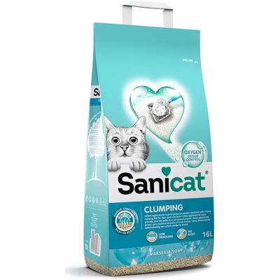 Żwirek aglomerujący Sanicat Marsella - Piasek dla kotów Żwirek aglomerujący Sanicat Marsella - Piasek dla kotów