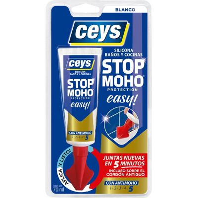 Ceys Weiße Silikondichtmittel - 70ml - Dichtmittel für Bad und Küche Ceys Weiße Silikondichtmittel - 70ml - Dichtmittel für Bad und Küche