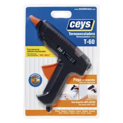 CEYS 507103 Schwarze Heißklebepistole - Hot Glue Gun CEYS 507103 Schwarze Heißklebepistole - Hot Glue Gun