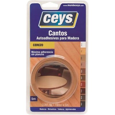 Ceys Zelfklevende Randenband 5m x 19mm Kers - Randenband Ceys Zelfklevende Randenband 5m x 19mm Kers - Randenband