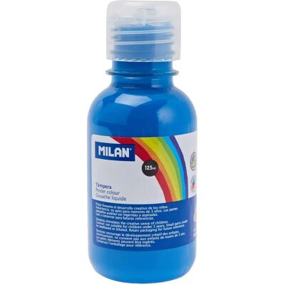 Milan Tempéra Liquide Bleu Fluorescent 125ml - Peinture à tempéra liquide Milan Tempéra Liquide Bleu Fluorescent 125ml - Peinture à tempéra liquide