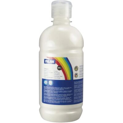 Peinture à la Tempera Blanche Milan - Résistante à la lumière, Multi-surfaces, 500ml Peinture à la Tempera Blanche Milan - Résistante à la lumière, Multi-surfaces, 500ml