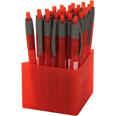 Milan P07 Penna Gel - Rosso - 600m - Gel Secco Milan P07 Penna Gel - Rosso - 600m - Gel Secco