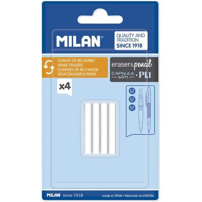 Gomme Transparente Milan pour Portamines Capsule Slim & PL1 - Crayons Mécaniques Gomme Transparente Milan pour Portamines Capsule Slim & PL1 - Crayons Mécaniques
