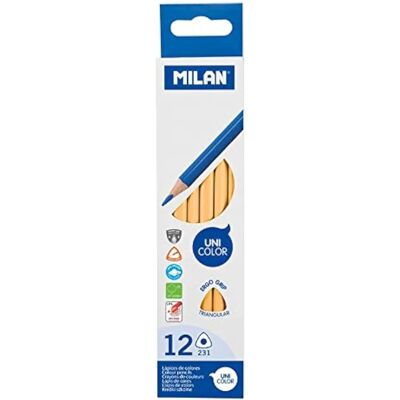 Modèle Milan - Crayons de Couleur Triangulaires Rose Clair - Crayons de Couleur Modèle Milan - Crayons de Couleur Triangulaires Rose Clair - Crayons de Couleur