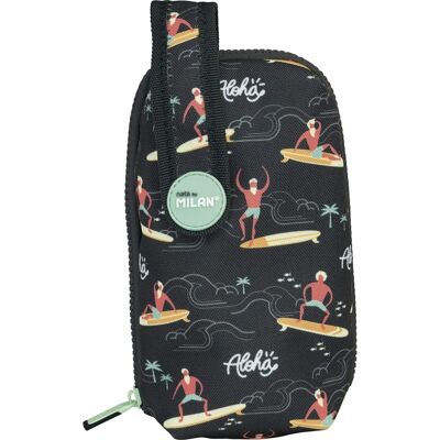 Estuche Milan Aloha - Estampado hawaiano, 22.5x11.5x11 cm Estuche Milan Aloha - Estampado hawaiano, 22.5x11.5x11 cm