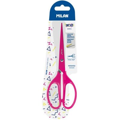Tesoura de Escritório e Artesanato Rosa Milan BWM10425P - 17cm Tesoura de Escritório e Artesanato Rosa Milan BWM10425P - 17cm