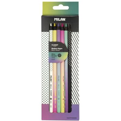 Crayons de couleur Milan 071522206 - 6 pcs - Bois - Publicité Crayons de couleur Milan 071522206 - 6 pcs - Bois - Publicité