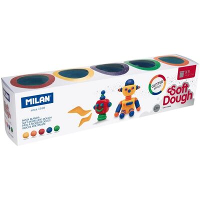 Milan 913505G Wielokolorowa Masa Modelowa - Zabawa dla Dzieci Milan 913505G Wielokolorowa Masa Modelowa - Zabawa dla Dzieci
