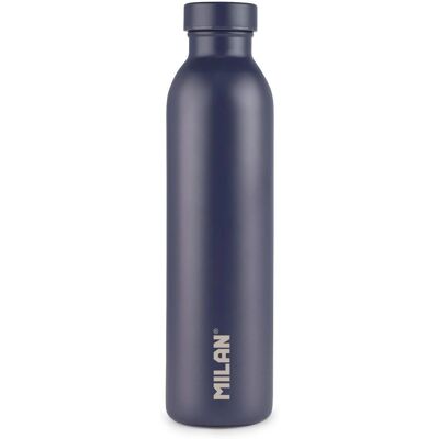 Botella de agua Milan 643020B - Acero inoxidable Azul marino - 590 ml Botella de agua Milan 643020B - Acero inoxidable Azul marino - 590 ml