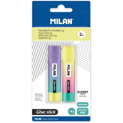 Milan Sunset Színes Ragasztó Stick - 8g, Sokoldalú, Átlátszó Milan Sunset Színes Ragasztó Stick - 8g, Sokoldalú, Átlátszó