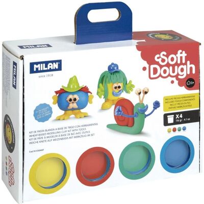 Milan 913304HF Meerkleurige Boetseerklei - Creatief Spel voor Kinderen Milan 913304HF Meerkleurige Boetseerklei - Creatief Spel voor Kinderen