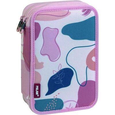 Milan Federmäppchen Slow Pink Zweistöckig mit Zubehör Milan Federmäppchen Slow Pink Zweistöckig mit Zubehör