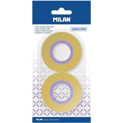 Milan Klebeband - Hellgelb 12mm x 33m - Klebeband Milan Klebeband - Hellgelb 12mm x 33m - Klebeband
