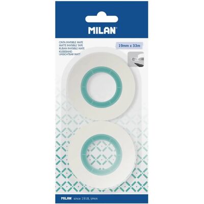 Milan Osynlig Matt Tejp 19mm x 33m - Tejp Milan Osynlig Matt Tejp 19mm x 33m - Tejp