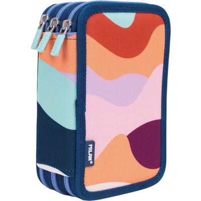 Trousse à Crayons Triple Milan The Fun Multicolour - Trousse Trousse à Crayons Triple Milan The Fun Multicolour - Trousse