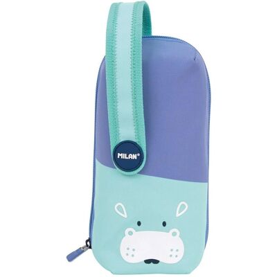 Étui Scolaire Animal Bleu Milan - Pack de 4 - Publicité Étui Scolaire Animal Bleu Milan - Pack de 4 - Publicité
