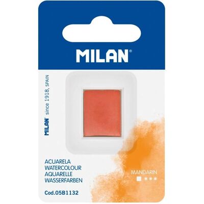 Recharge aquarelle Milan - Orange - Format demi-pan Recharge aquarelle Milan - Orange - Format demi-pan