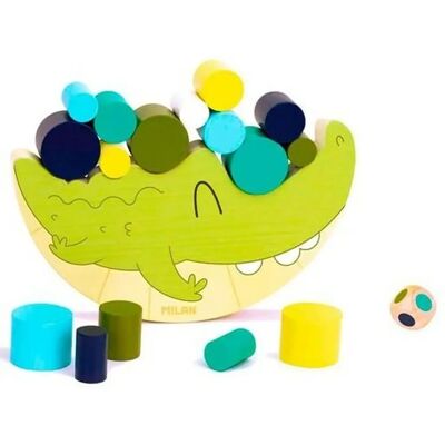 Milan Coco Balance - Educatief Spel - Houten Speelgoed - 20 Stuks Milan Coco Balance - Educatief Spel - Houten Speelgoed - 20 Stuks