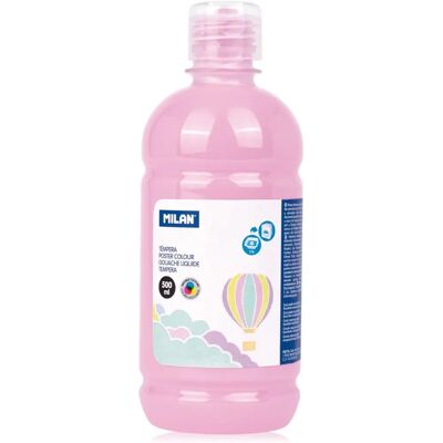 Peinture pour affiche de bouteille Milan 500 ml - Rose Peinture pour affiche de bouteille Milan 500 ml - Rose