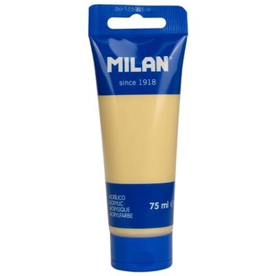 Tube de Peinture Acrylique Milan 75ml - Or - Tube de Peinture Acrylique Tube de Peinture Acrylique Milan 75ml - Or - Tube de Peinture Acrylique