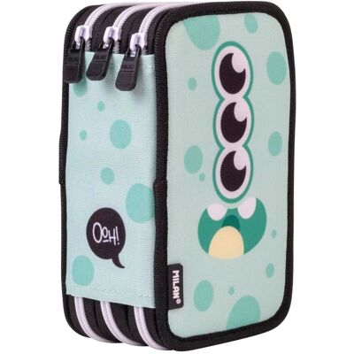 Milan Custodia Penne Tripla Aliens - Astuccio Milan Custodia Penne Tripla Aliens - Astuccio