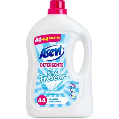 Detergente Líquido Asevi Puro Frescor - Eliminación efectiva de manchas, Fragancia fresca, Pack ahorro 220 lavados Detergente Líquido Asevi Puro Frescor - Eliminación efectiva de manchas, Fragancia fresca, Pack ahorro 220 lavados