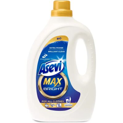Asevi Max Bright Bio Laundry Detergent - 50 Washes Asevi Max Bright Bio Laundry Detergent - 50 Washes
