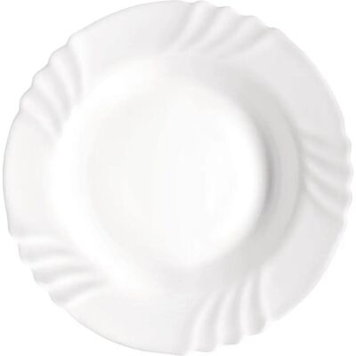 Piatto fondo Bormioli Rocco Ebro - Bianco - 24cm - Rotondo - Set da 6 Piatto fondo Bormioli Rocco Ebro - Bianco - 24cm - Rotondo - Set da 6
