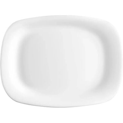 Piatto da portata rettangolare Parma in vetro opalino 18x21cm Bormioli Rocco Piatto da portata rettangolare Parma in vetro opalino 18x21cm Bormioli Rocco