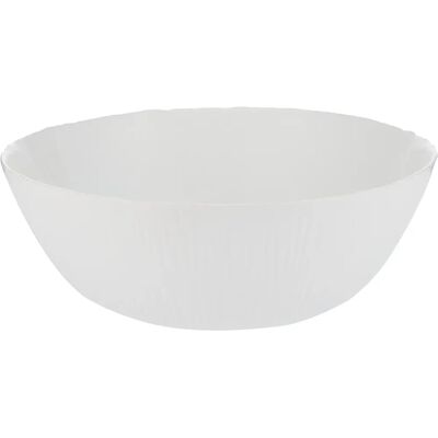 Salatschüssel Bormioli Coconut Weiß Gehärtetes Glas - Salatbowle Salatschüssel Bormioli Coconut Weiß Gehärtetes Glas - Salatbowle