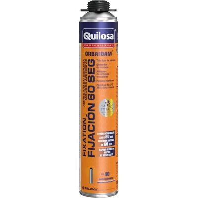 QUILOSA - Orbafoam - 750ml - 60s - Adhesive - Publicité QUILOSA - Orbafoam - 750ml - 60s - Adhesive - Publicité