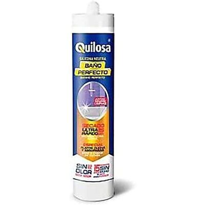 Selante de Silicone Quilosa - Transparente, 280ml, Modelo 20057 Selante de Silicone Quilosa - Transparente, 280ml, Modelo 20057