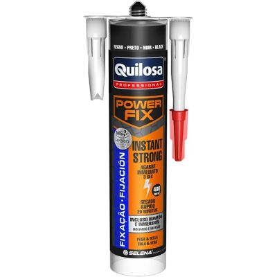 QUILOSA - Power Fix Instant - Nero - 430g - Adhesive QUILOSA - Power Fix Instant - Nero - 430g - Adhesive