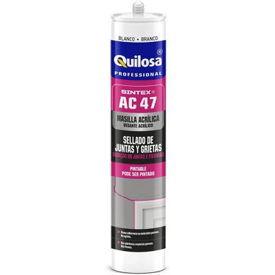 Joint Sealant Quilosa AC-47 Gris - Mastic acrylique pour faibles mouvements - Publicité Joint Sealant Quilosa AC-47 Gris - Mastic acrylique pour faibles mouvements - Publicité